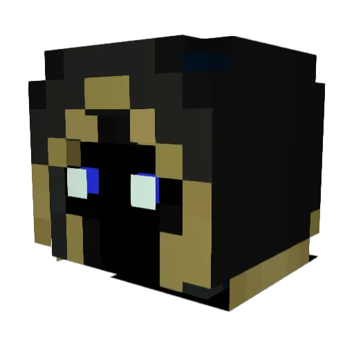 decentdiv22 Minecraft avatar head, 3D render