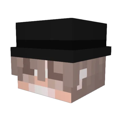 deci1992 Minecraft avatar head, 3D render