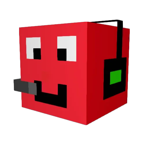declan366 Minecraft avatar head, 3D render