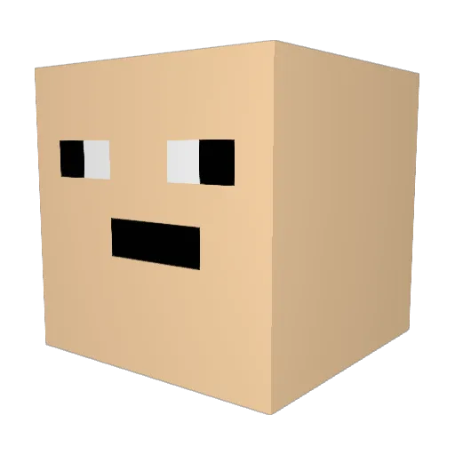 deco_man123 Minecraft avatar head, 3D render