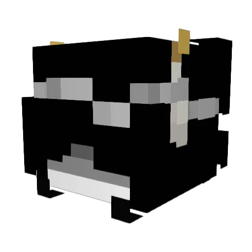 decomposewithyou Minecraft avatar head, 3D render