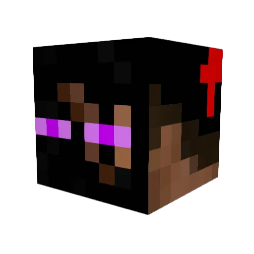 decoolst Minecraft avatar head, 3D render