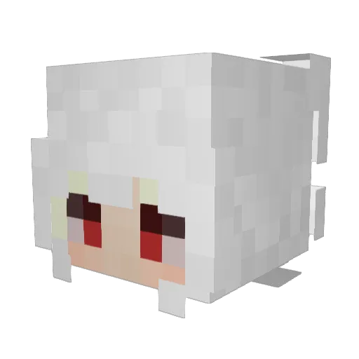 decoszsz Minecraft avatar head, 3D render