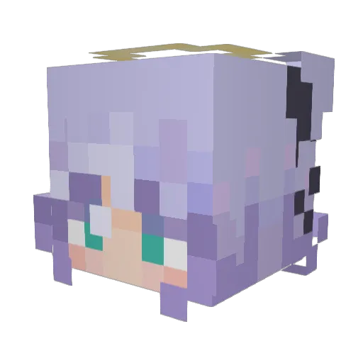 ded4evrr Minecraft avatar head, 3D render