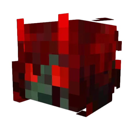 dedbr1ck66 Minecraft avatar head, 3D render