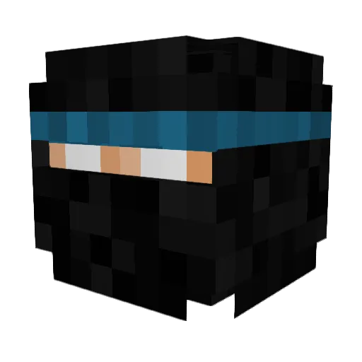 dede128 Minecraft avatar head, 3D render