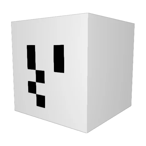 dednom Minecraft avatar head, 3D render