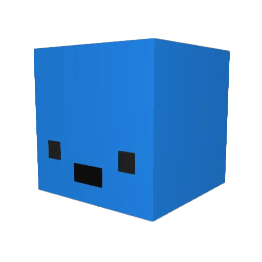 dedomarchev Minecraft avatar head, 3D render