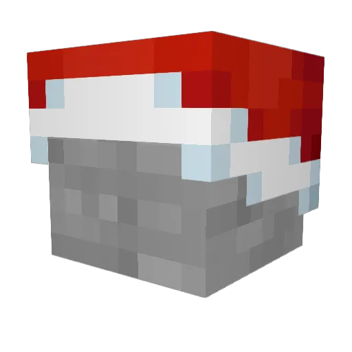 dedshot Minecraft avatar head, 3D render