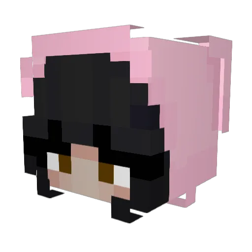 dedvampyre Minecraft avatar head, 3D render