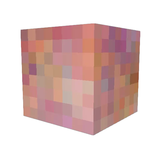 deecapitalist Minecraft avatar head, 3D render