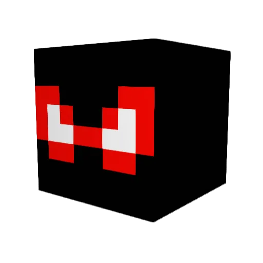 deeceez Minecraft avatar head, 3D render