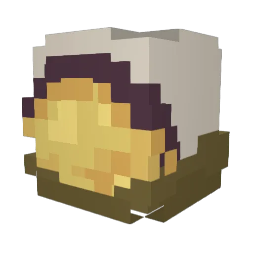 deeeenisttv Minecraft avatar head, 3D render