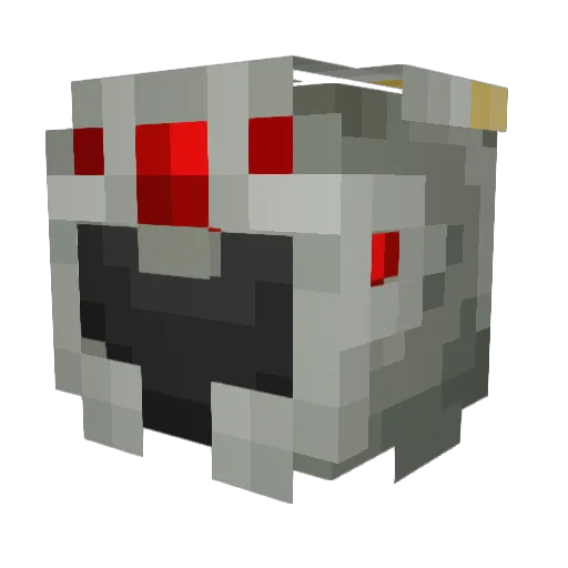 deeexo Minecraft avatar head, 3D render