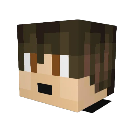 deeezy21 Minecraft avatar head, 3D render