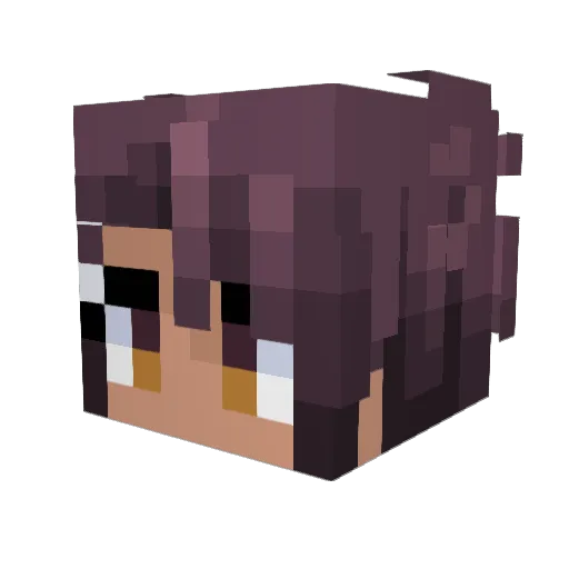 deekay_ Minecraft avatar head, 3D render