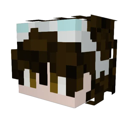 deemieer Minecraft avatar head, 3D render
