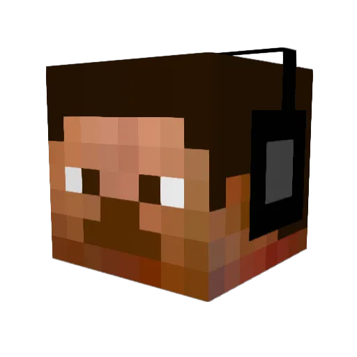 deenniiizz Minecraft avatar head, 3D render