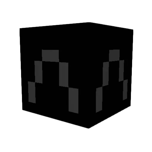 deep_ex Minecraft avatar head, 3D render