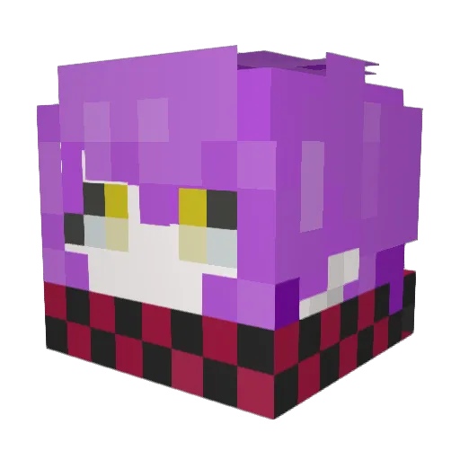 deepcolor123 Minecraft avatar head, 3D render