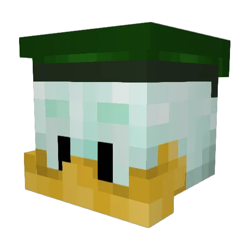 deepdarkshadow1 Minecraft avatar head, 3D render