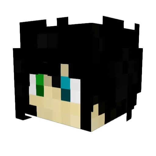 deepfrost59 Minecraft avatar head, 3D render