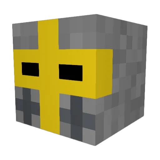 deepinrussia Minecraft avatar head, 3D render