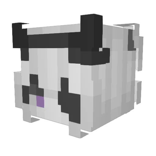 deeptime Minecraft avatar head, 3D render