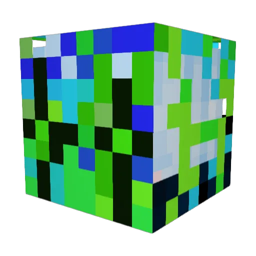 deez0409 Minecraft avatar head, 3D render