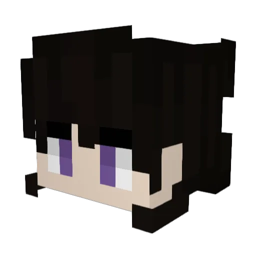 deezaroni Minecraft avatar head, 3D render