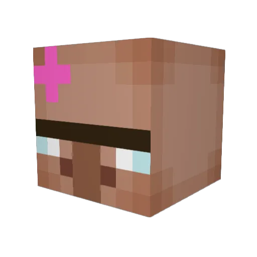 deezinyurjaw Minecraft avatar head, 3D render