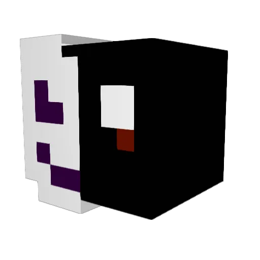 defender130130 Minecraft avatar head, 3D render