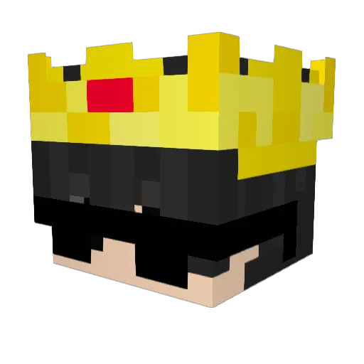 defendppp Minecraft avatar head, 3D render