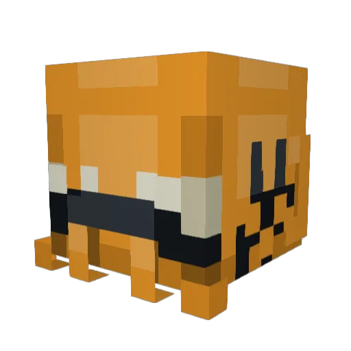defgater Minecraft avatar head, 3D render