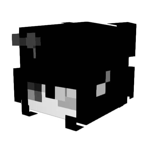 defki Minecraft avatar head, 3D render