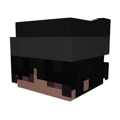 deftcito Minecraft avatar head, 3D render