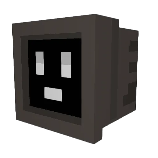 deftnn Minecraft avatar head, 3D render
