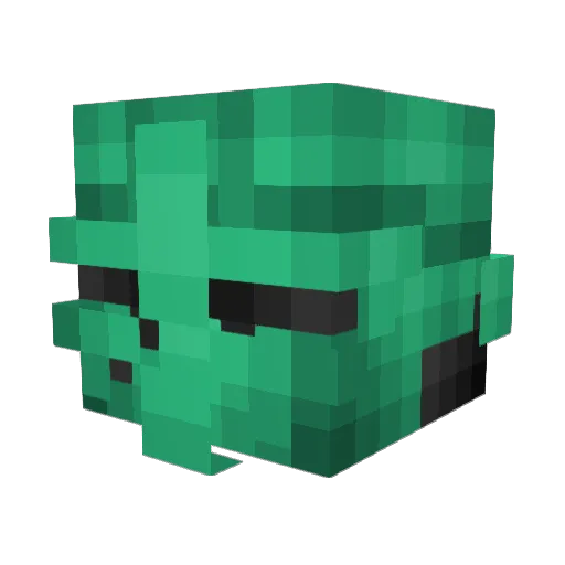 defw19 Minecraft avatar head, 3D render