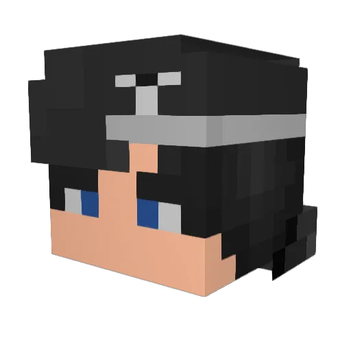 degeelebaron Minecraft avatar head, 3D render
