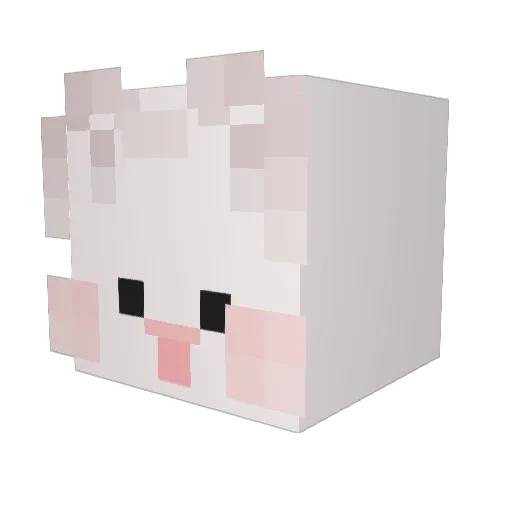 degurrrrr Minecraft avatar head, 3D render