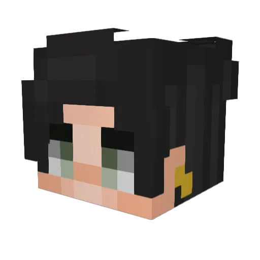 dehohys Minecraft avatar head, 3D render