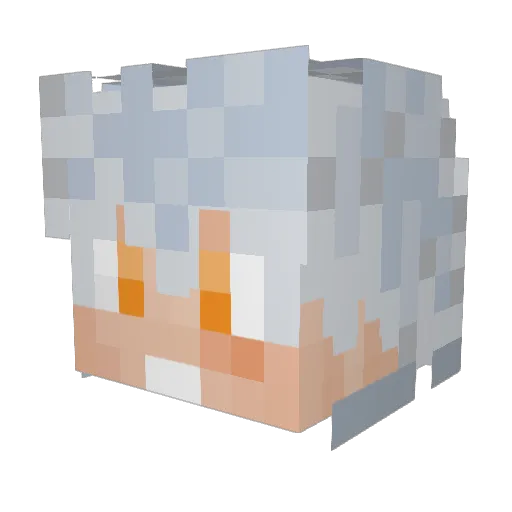dehu15 Minecraft avatar head, 3D render