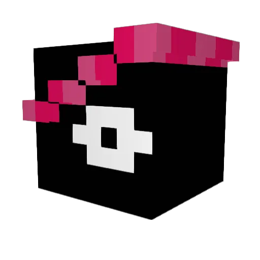 dehydratedLoser Minecraft avatar head, 3D render