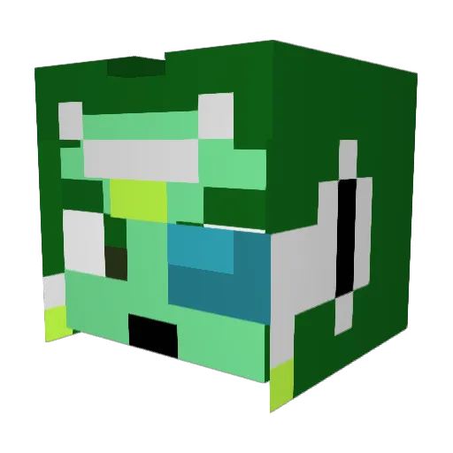 deig0o Minecraft avatar head, 3D render