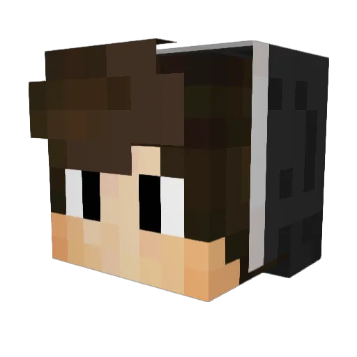 deishigo Minecraft avatar head, 3D render
