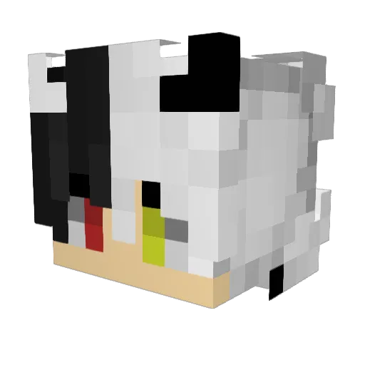 deivao_123 Minecraft avatar head, 3D render