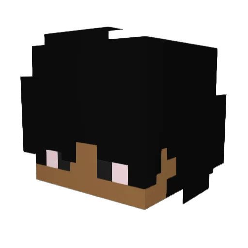 deividbreck Minecraft avatar head, 3D render