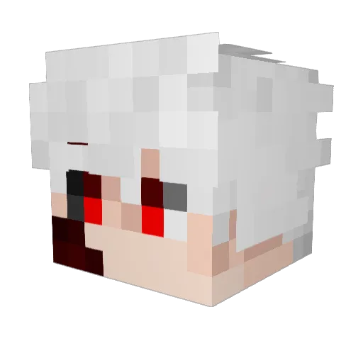 deizeyolo Minecraft avatar head, 3D render