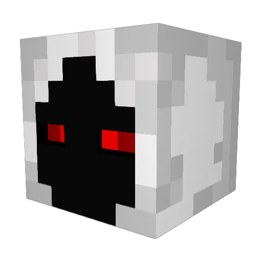 dejabu Minecraft avatar head, 3D render