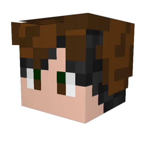 dejara2 Minecraft avatar head, 3D render